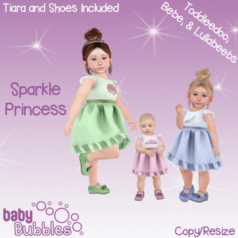 Second Life Marketplace - ::BB:: Sparkle Princess - Blue [LB]